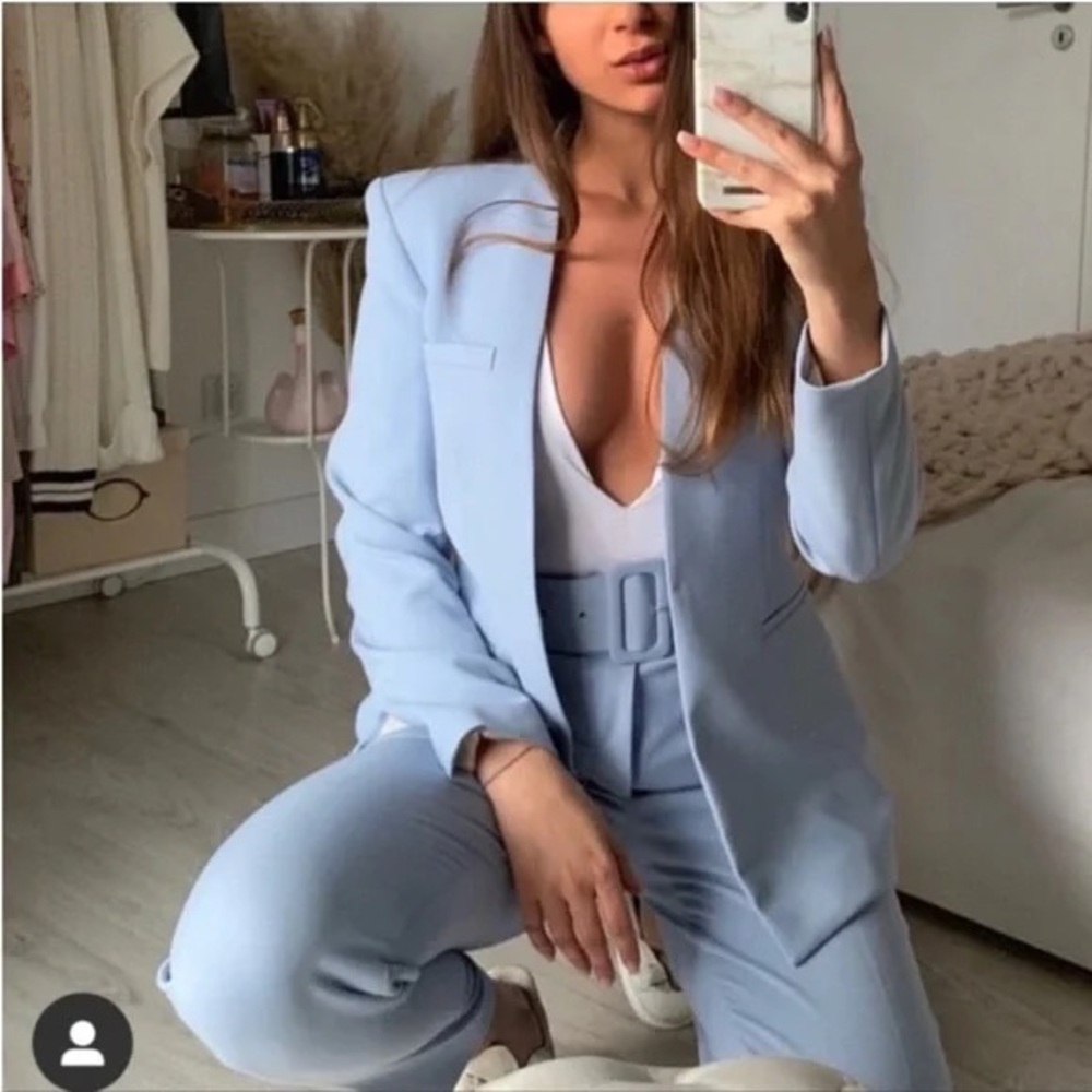 Zara blazer suit jacket size L